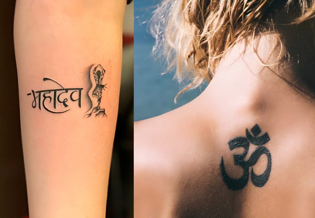 Buddhist and Hindu Tattoos on Michael Ferrant | Joel Gordon Photography