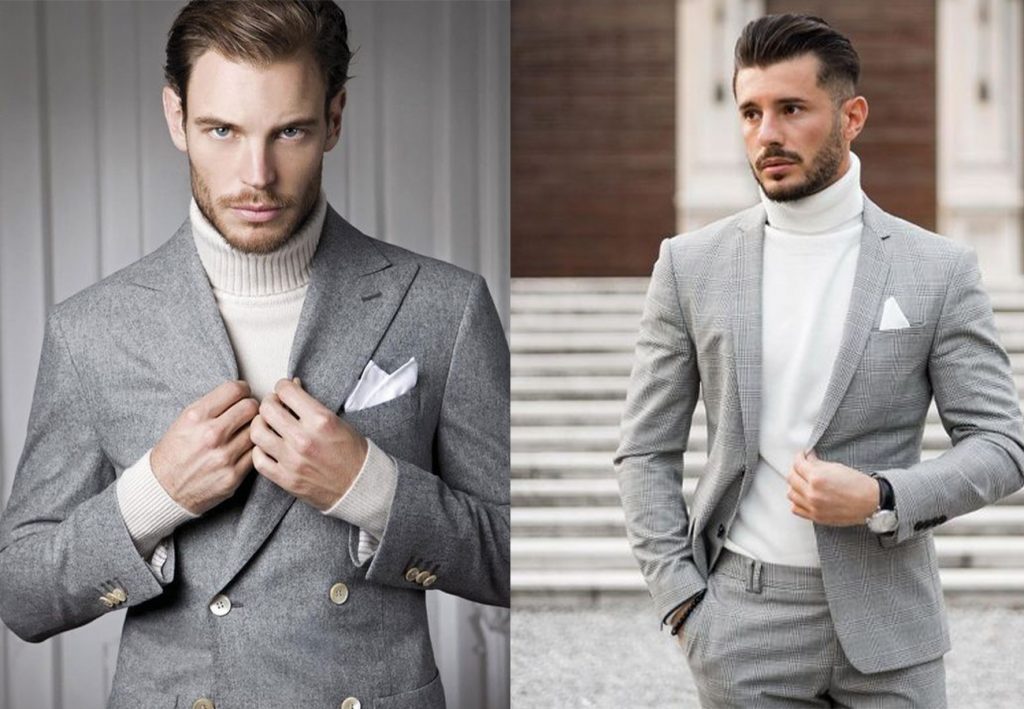 Black Shirt with Grey Blazer Dressy Outfits For Men In Their 30s 8 ideas   outfits  Lookastic