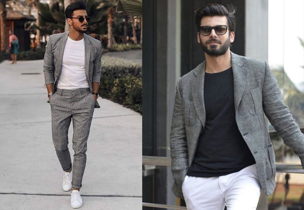 Classy Grey Blazer Outfit Ideas for Men  Grey Blazer Combination   TiptopGents