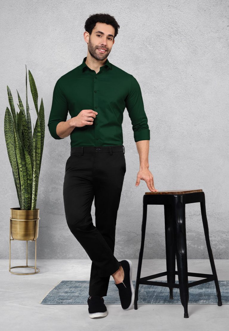 7 Green Shirt Matching Pant Ideas for Men Top Looks