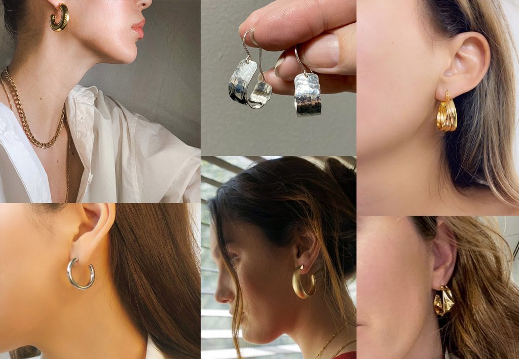 variety of earrings