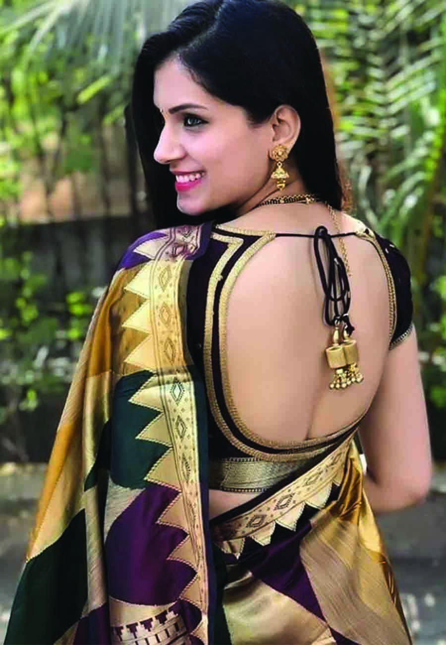 Check out these Backless Blouse Designs that are sure to turn some