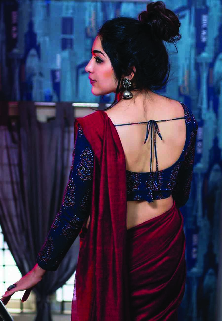 Backless Saree Blouse