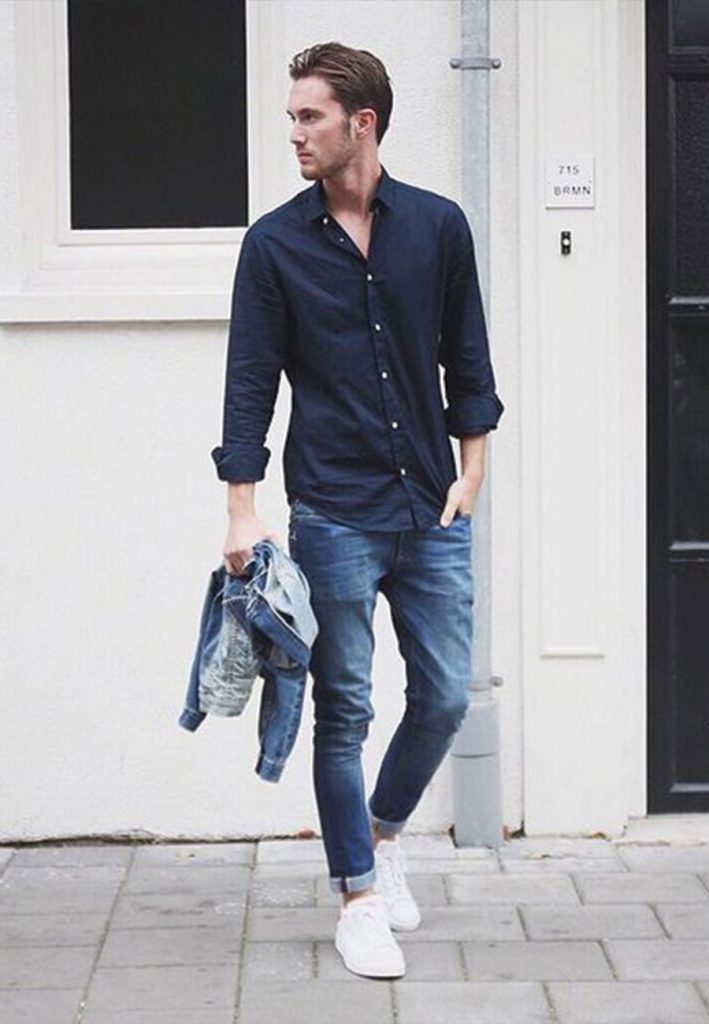 Discover more than 76 blue denim shirt matching pants best