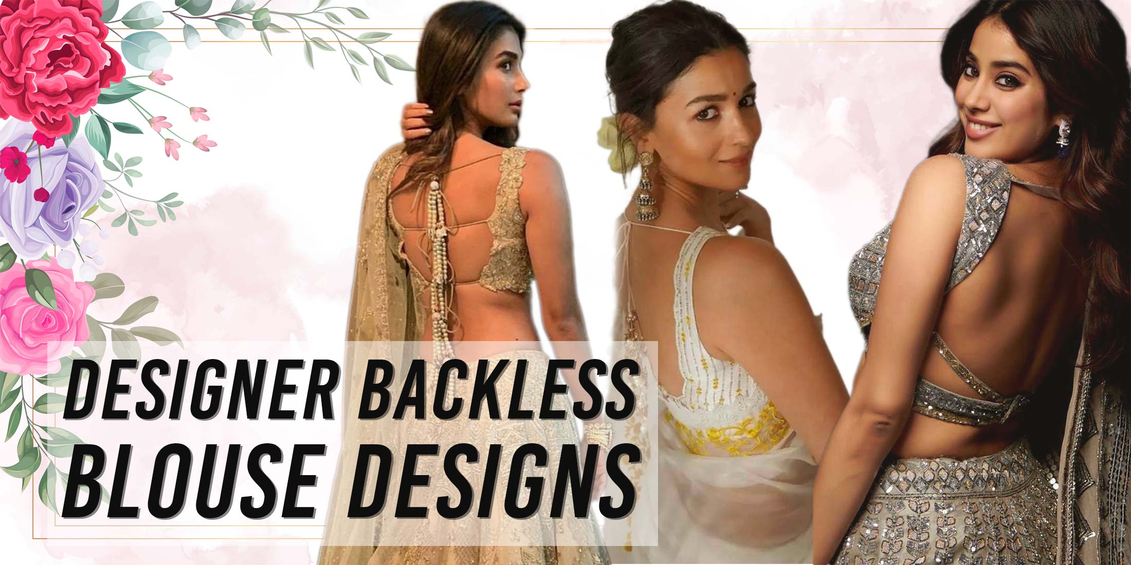 20+ Stunning Backless Blouse Designs f …