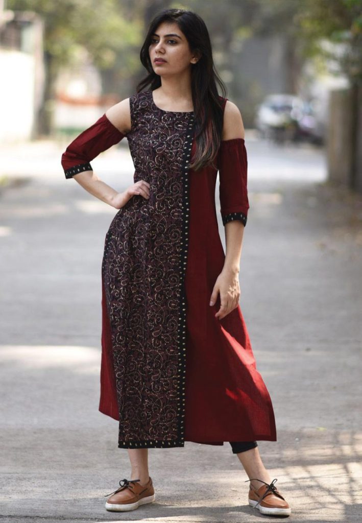 Buy Online Red Cotton Kurti for Women & Girls at Best Prices in Biba  India-WORKWEA16856SS21RED