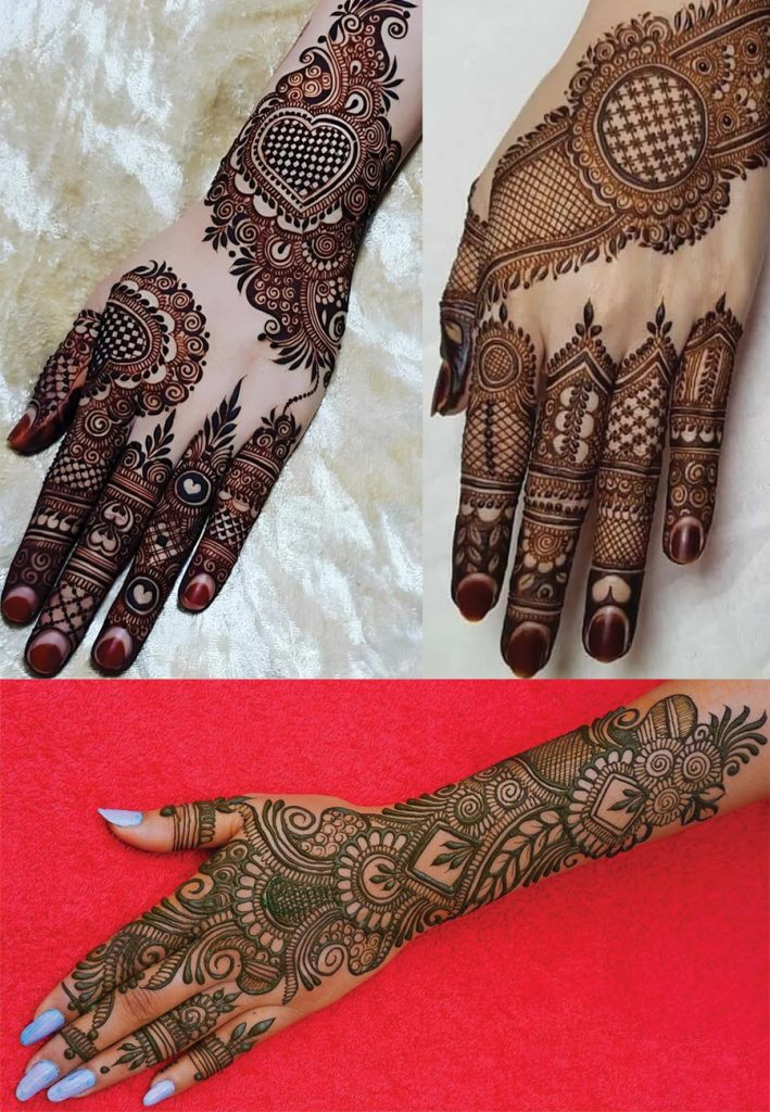 Mehendi Back Hand Design