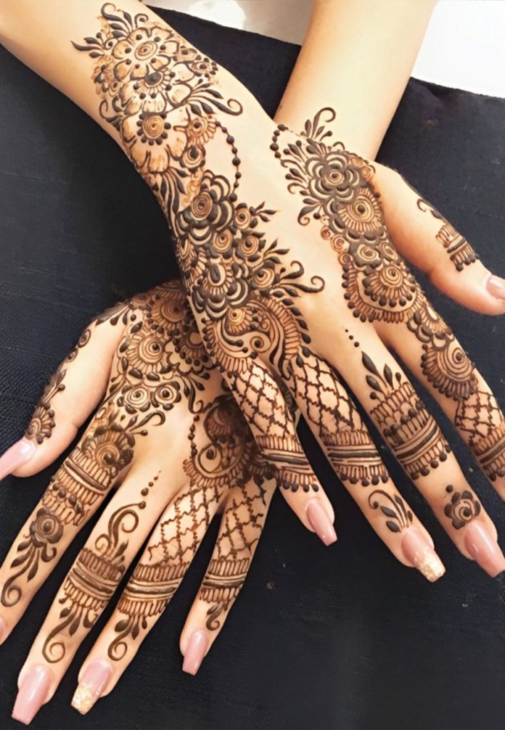 Back Hand Mehendi Design