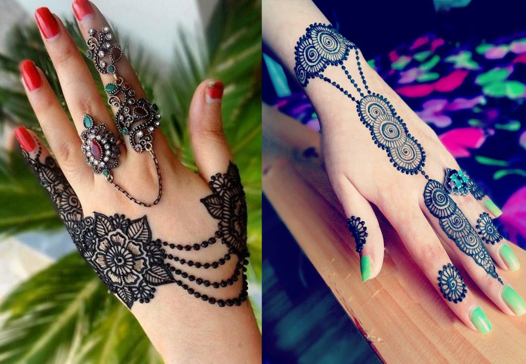 Arabic Mehndi Designs for Back Side of Hand
