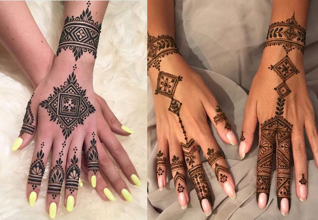 Indian Mehandi Design for Back Hand