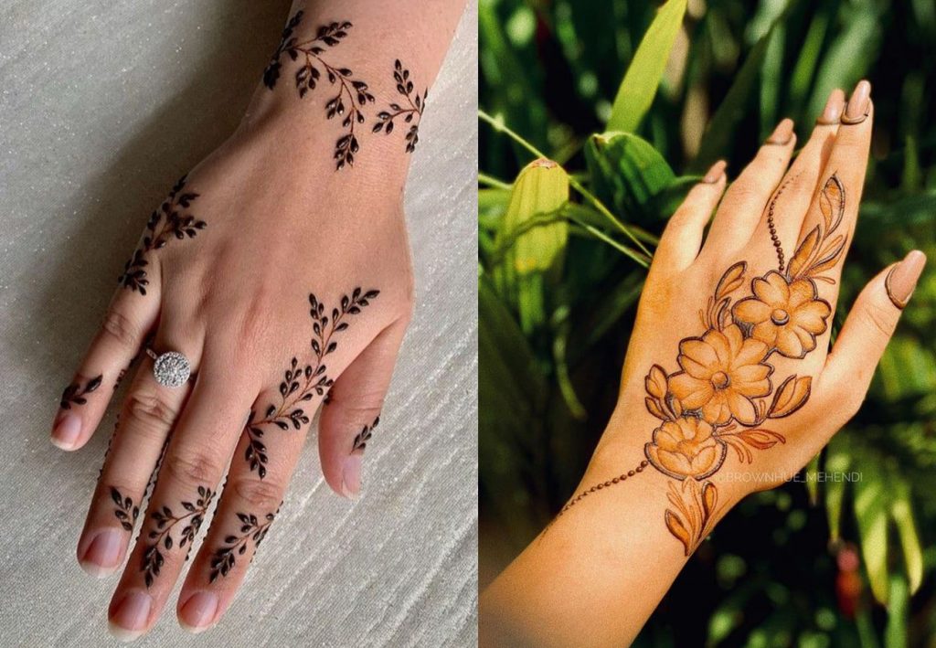 Back Hand Side Mehndi Design