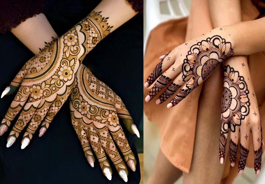 Mehendi Back Hand Design