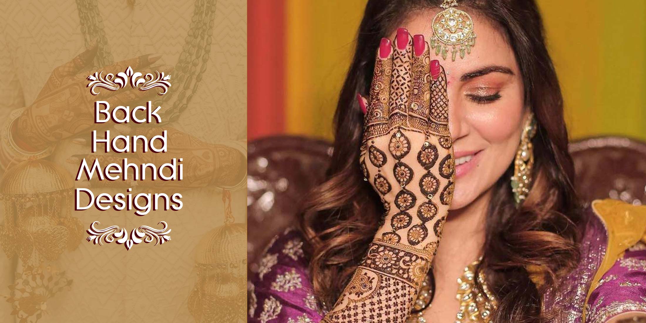 30+ Simple Back Hand Mehndi Designs for Various Occasions