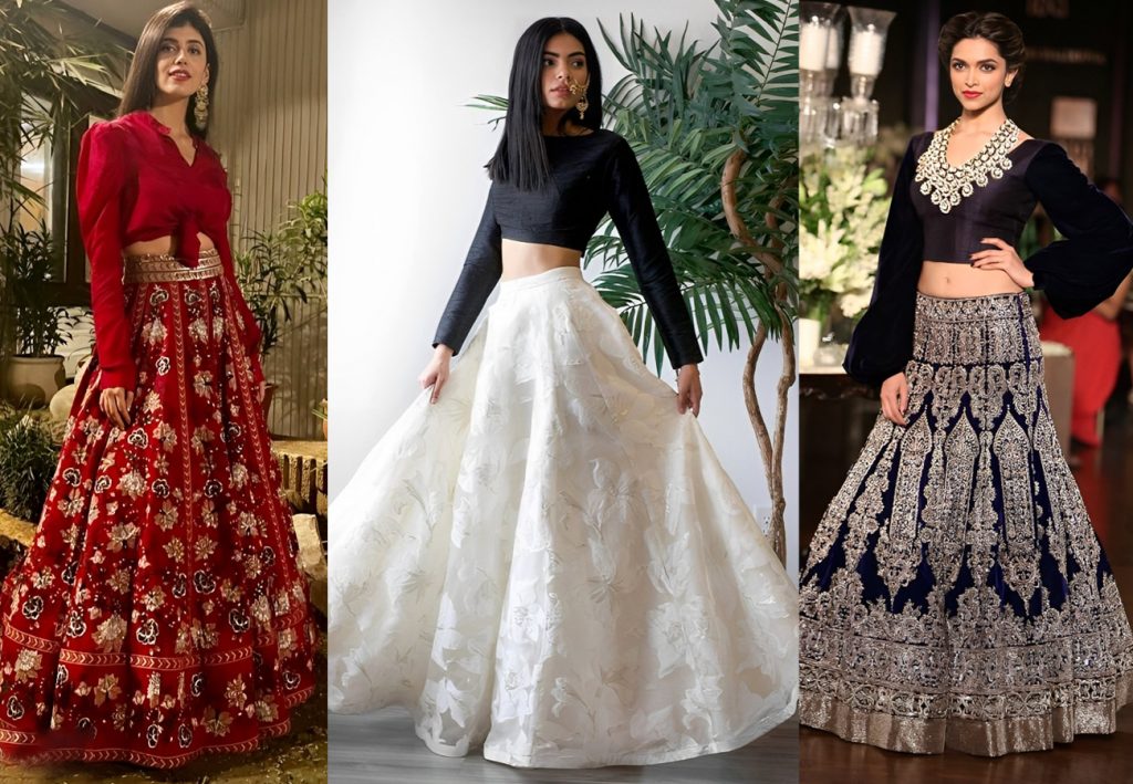 Modern Simple Lehenga Designs