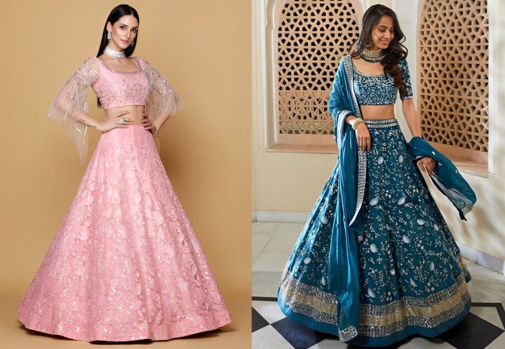 Simple Lehenga Choli Designs 