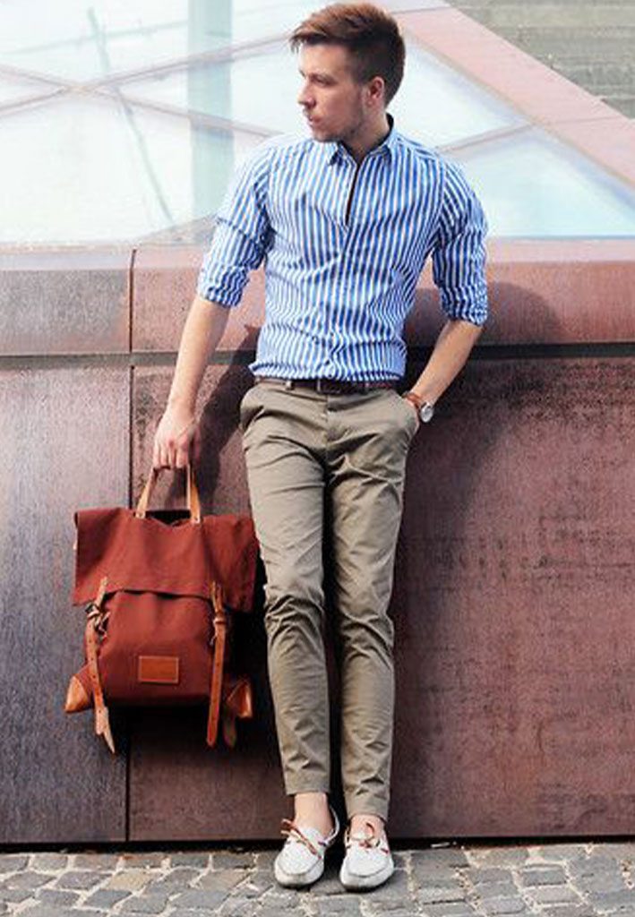Do a navy blue shirt and brown pants look good together? - Quora