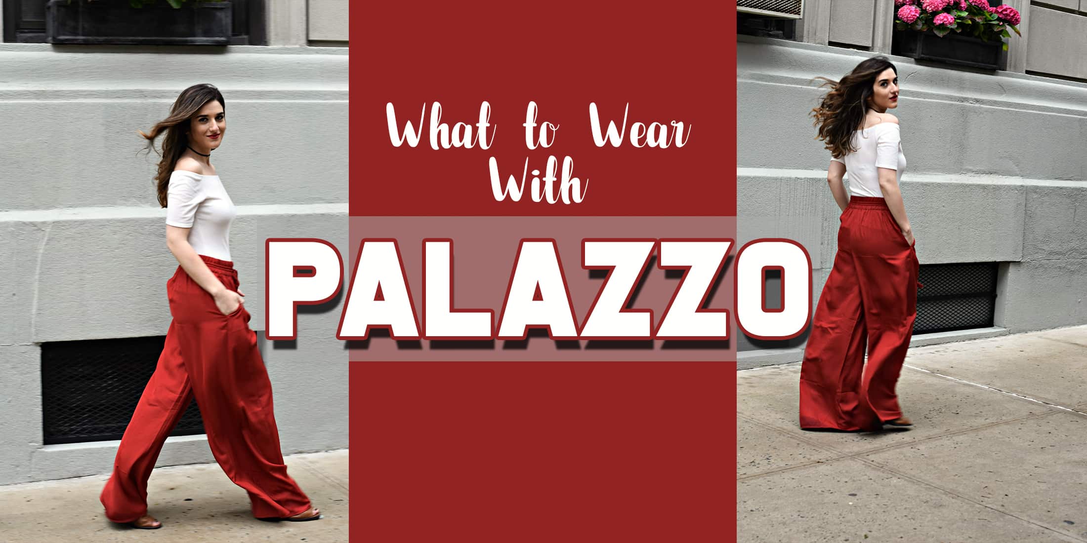 how to wear the palazzo | High waisted palazzo pants, Fashion, Pantsuits  for women