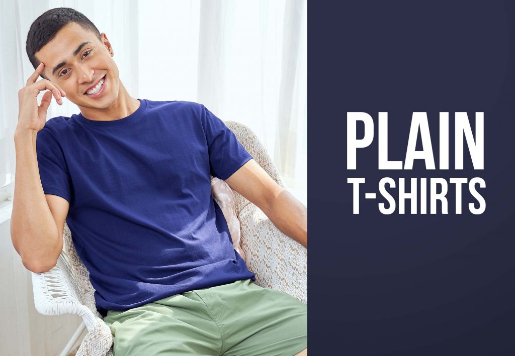 men's style types - Plain t-shirts