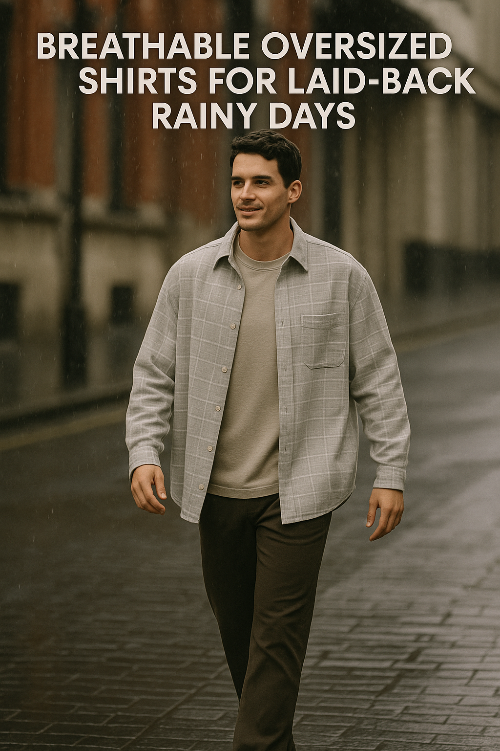 Breathable Oversized Shirts for Laid-Back Rainy Days