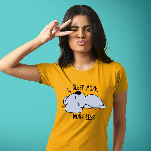 Women Half Sleeve T Shirts Beyoung